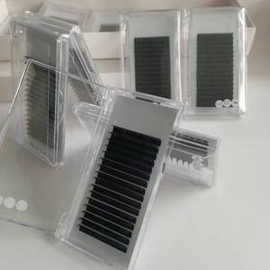 Extensions de cils en cachemire de qualité supérieure à prix réduit, fournitures pour extensions de cils individuelles, plateaux de cils en volume, marque privée, extensions de cils en vison - Product Image 3