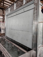 Équipement de peinture à rideau d'eau de haute qualité, cabine de peinture à base d'eau, unité de purification d'échappement de type cascade