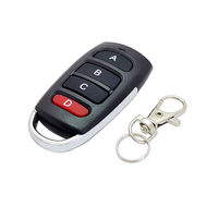 Control Remoto Inalámbrico RF de 4 Botones, 433/315MHz, Carcasa Metálica, Alcance de 30m, Duplicación de Código Cara a Cara, para Garaje, Venta al Por Mayor