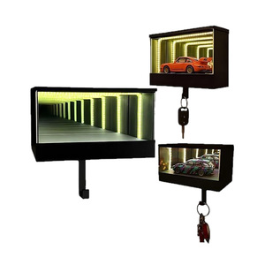 Portachiavi Infinity Garage Illuminato, Gancio per Chiavi Auto, Adatto per Casa, Ufficio, Ingresso, Appendi Chiavi Auto - Product Image 5