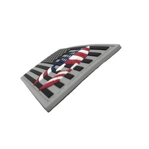 Fone de ouvido personalizado de alta qualidade, mais barato, costurar no ferro, em borracha macia, pvc, remendo de silicone, logotipo snapback, chapéus - Product Image 5