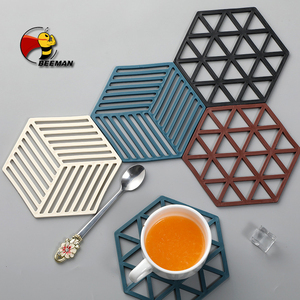 Beeman Custom Hexagon Kaffee Wein Tee tasse Tasse Silikon Untersetzer Pad Mat - Product Image 1
