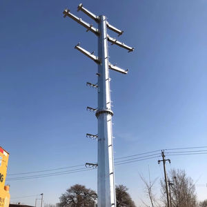 Iletim hattı <span class=keywords><strong>110kv</strong></span> 132kv 230 Kv kuleleri ve kafes direkleri çift devre galvanizli güç direkleri - Product Image 1