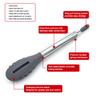 Ensemble de fourchettes et cuillères à pâtes en silicone avec poignée ergonomique, finition antiadhésive, résistant au four