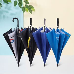 Parapluie de golf pour homme, double couche, incassable, avec armature en fibre de verre, ouverture automatique, pour le marché commercial - Product Image 1