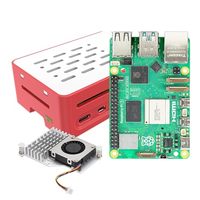 Kit Raspberry Pi 5 (5.ª Generación) con Memoria de 4GB/8GB, Placa de Desarrollo Basada en Arm Cortex-A76, 5 Núcleos