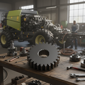 Sunupmaster 5T057-1542 Agricultural Machinery Transmission Shafts Harvesters SCM415 Material 26T/20T Teeth HRC60-62 Heat - Product Image 3