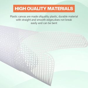 78120 Toiles en maille plastique pour broderie, kits de fabrication de sacs bandoulière, <span class=keywords><strong>toile</strong></span> vierge transparente pour broderie artisanale - Product Image 4
