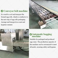 Promotion Hivernale : Ligne de Production Industrielle de Gaufrettes et Cornets de Glace à Prix Mini - Machine à Gaufres et Cornets de Glace
