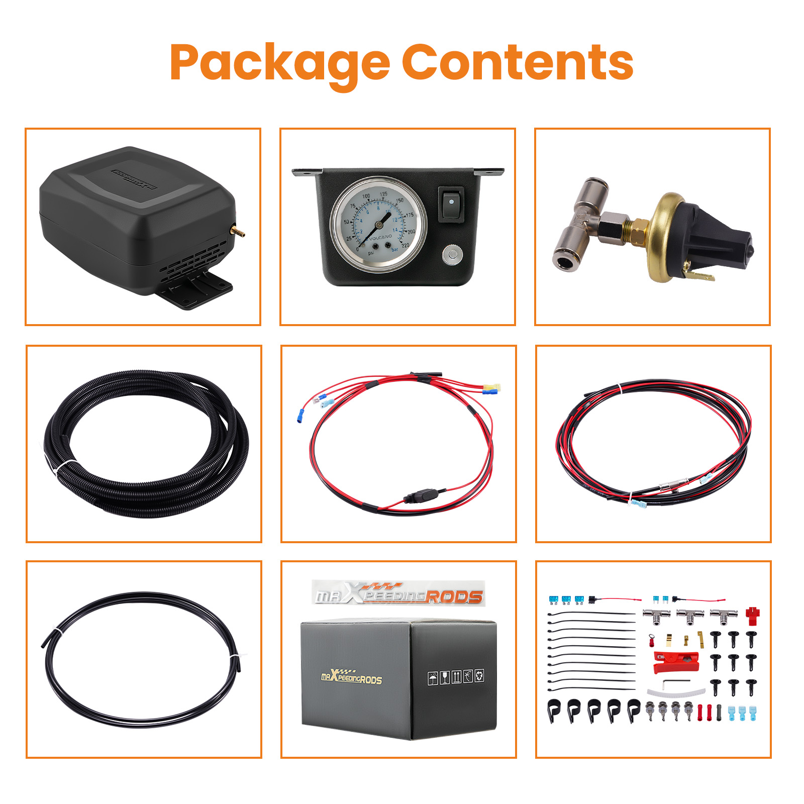 Universal Air Suspension Kit For Dodge Ram/ford F150 - Shock Universal Air Suspension Kit For Dodge Ram/ford F150 - Shock