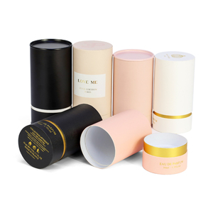 Envase de Tubo de Papel Dorado Negro para Botella de Perfume de 30 ml con Logotipo Estampado en Caliente - Product Image 5