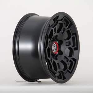 ล้อแม็กซ์ XINLAI แบบกำหนดเอง สีดำซาติน ลายเรขาคณิต สำหรับรถออฟโรด 4x4 สำหรับ Toyota Tacoma Tundra - Product Image 1