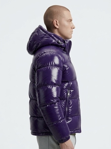 Nueva Chaqueta Acolchada con Capucha Rosa Brillante de Alta Calidad para Hombre 2026, Abrigo de Invierno Cálido con Relleno de Plumón, Cierre de Cremallera, Resistente al Viento - Product Image 6