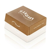 Caja de Embalaje de Cartón Corrugado Ecológica, Hecha con Materiales Reciclados, Diseño Moderno en Rosa, Personalizable, para Regalos, Cosméticos y Productos Esenciales