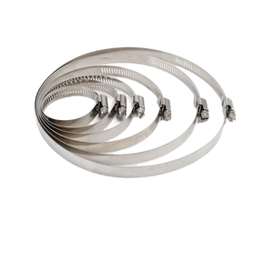 Siêu Mạnh Mẽ 12 "Rộng Loạt Phong Cách Mỹ 304 Ống Thép Không Gỉ Kẹp Ống Kẹp & Cable Tie Tái Sử Dụng Ban Nhạc Cho Sửa Chữa - Product Image 2