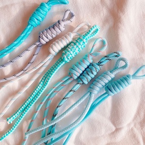 High-Performance Charm <b>Braided</b> Lanyard Keychain Handbag DIY Rope Knot Paracord <b>Accessory</b> Made From Durable Polyester - Product Image 3