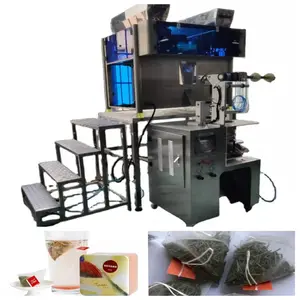 Automatic Triangle Tea Leaf Pouch Filling Small Nylon Pyramide Coffee Bag Packing Filling Machine Health Tea Bag Packing Machine
