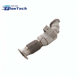 ท่อลงสแตนเลส SS304 แบบไหลแรงสูง พร้อมแผ่นกันความร้อน สำหรับ Ford Fiesta ST 2.0T – ท่อไอเสียสมรรถนะสูงแบบยึดติดโดยตรง - Product Image 6