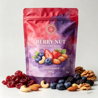 OEM Klantspecifieke voedselverpakkingszakken, recycleerbare staande pouches met ziplock voor gevriesdroogd fruit, chips, snacks en gedroogd voedsel