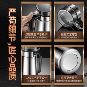 304 Stainless Steel Oil Can Flip Top Large Capacity Kitchen Non Drip Oil Dispenser For Cooking - Product Image 5