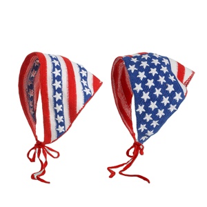 New Independence Day Hairband for Women Triangle Crochet <strong>Hair</strong> <strong>Band</strong> America Flag <strong>Hair</strong> Scarf <strong>Wedding</strong> Embroidery - Product Image 5
