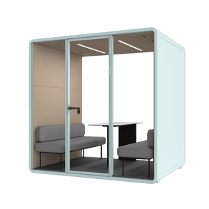 Cabine de réunion acoustique de haute qualité pour bureau, isolation phonique, 2 à 4 personnes - Product Image 5