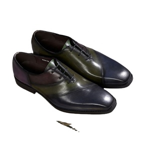 Chaussures habillées pour hommes en cuir véritable faites à la main 2026, style britannique respirant, design Oxford, tendance automne XuanWu - Product Image 1