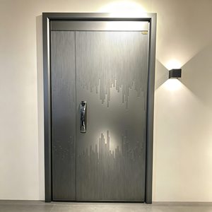 <span class=keywords><strong>Porte</strong></span> d'entrée en aluminium moulé sur mesure, toutes tailles, couleurs et styles ajustables, styles modernes/européens/néo-chinois, pour projets hôteliers et de villas - Product Image 3