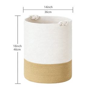 <span class=keywords><strong>Cesta</strong></span> de Almacenamiento <span class=keywords><strong>Plegable</strong></span> Moderna de Cuerda de Algodón para el Hogar, Organizador para <span class=keywords><strong>Ropa</strong></span> y Juguetes, en Promoción - Product Image 3