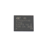 Microcontrôleur STM32H735IGK6 (MCU/MPU/SOC) haute performance et DSP avec DP-FPU, équipé d'un microcontrôleur Arm Cortex-M7