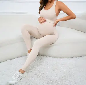 Zwangerschapskleding Zwangere Vrouwen Hoge Taille Zwangerschap Zachte Yoga Leggings Zwangere Zwangerschaps Yoga Broek