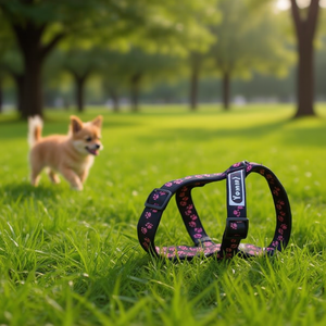 Yommy Pet Harness 56-81cm Adjustable For Dogs With Paw Print Design - Product Image 3