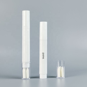قلم تصحيح طلاء أظافر فارغ 3 أبيض بلاستيك شعار مخصص - Product Image 3