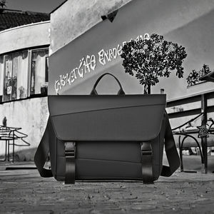 Water Resistant Large Capacity Nylon Fashion <b>Messenger</b> <b>Bag</b> with Lock for Men Women Outdoor Use - Product Image 2