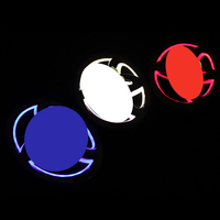 Badge lumineux LED 4D 5D Lompard pour voiture, autocollant de logo avant et arrière, lampe d'emblème LED pour Prado, Corolla, Yaris, Corolla Lan