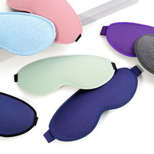Masque de sommeil en mousse à mémoire de forme confortable 3D sans pression, masque pour les yeux, extension de cils, sommeil profond, voyage, utilisation en avion - Product Image 4