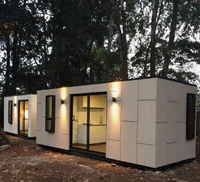 Maisons modulaires préfabriquées en fibre de verre pour camping-resort, conteneurs plats, design moderne pour hôtels extérieurs, bureaux et unités d'habitation complémentaires (ADU)