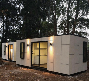 Maisons modulaires préfabriquées en fibre de verre pour camping-resort, conteneurs plats, design moderne pour hôtels extérieurs, bureaux et unités d'habitation complémentaires (ADU) - Product Image 3