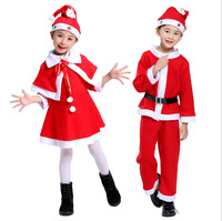 Tenues de spectacle de Noël élégantes pour garçons et filles, costumes de Père Noël pour enfants pour les spectacles de ballet