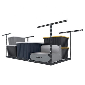 Étagère de <span class=keywords><strong>rangement</strong></span> à montage sur le toit, en acier inoxydable, robuste et réglable, <span class=keywords><strong>pour</strong></span> <span class=keywords><strong>Garage</strong></span> - Product Image 3