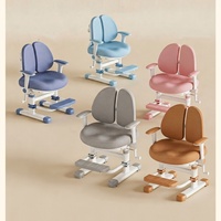 Chaise d'étude moderne et minimaliste en métal pour enfants, avec posture correcte et hauteur réglable, idéale pour le bureau, l'école et le salon