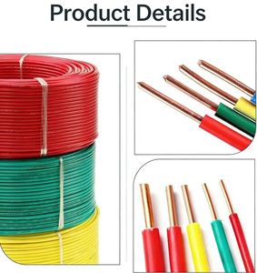 Cable Eléctrico RUITIAN BV de Cobre Sólido de un Solo Núcleo, <span class=keywords><strong>0</strong></span>.5mm, Aislamiento de PVC, 300/500V, 100m para Uso en Construcción - Product Image 6