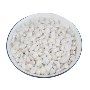 <span class=keywords><strong>Galets</strong></span> blancs naturels pour aménagement paysager, pierres blanches comme de la neige pour pavage de chemins et potage de plantes succulentes d'intérieur, vente en gros - Product Image 5