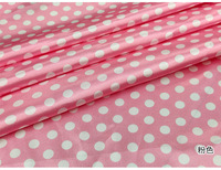 Tissu satiné imprimé à pois en fausse soie de 1,2 cm pour doublure de vêtement, ruban, sac, costume de scène, bandeau