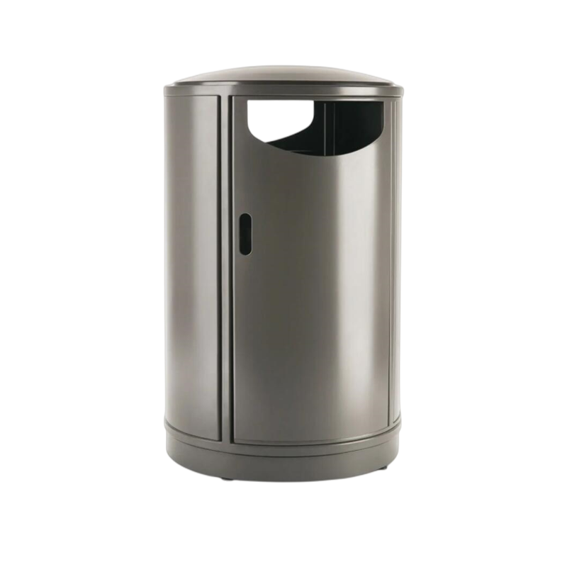 Wholesale Garden Park Street Outdoor stand Metal Commercial Litter Waste Recycle Bin Trash Can