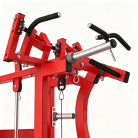 Presse dorsale inclinée isolalette robuste pour entraînement de la poitrine BH1004 – Machine de musculation commerciale réglable, dimensions totales 1500