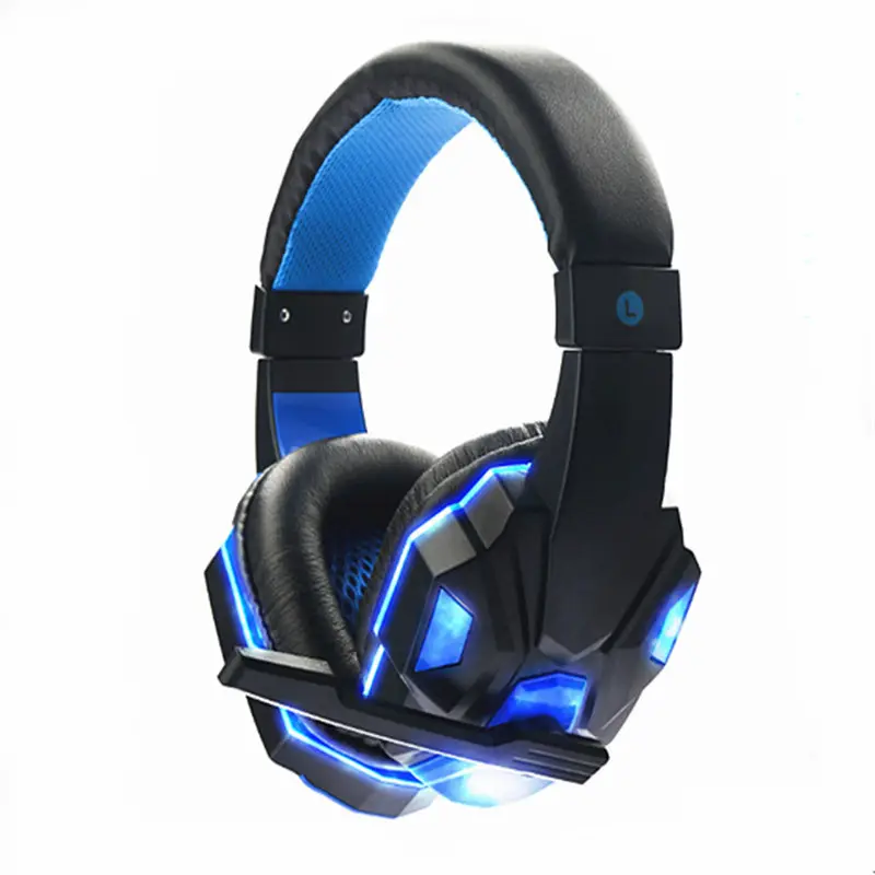 Hot selling Gaming headset 3.5mm HD Gamer wired LED Light headphone 830MV PS4 PC MIC USB gaming Headset with microphone