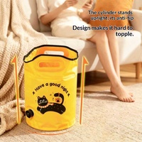 Bassin de trempage des pieds portable et pliable, épaissi, grande capacité, pour calviers, seau à linge de voyage, style pliable