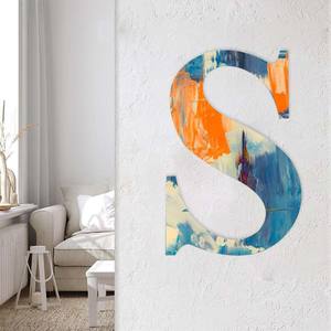 Madera contrachapada sin terminar Letra cortada con láser <span class=keywords><strong>Letras</strong></span> de pared grande Letra del alfabeto de madera - Product Image 5