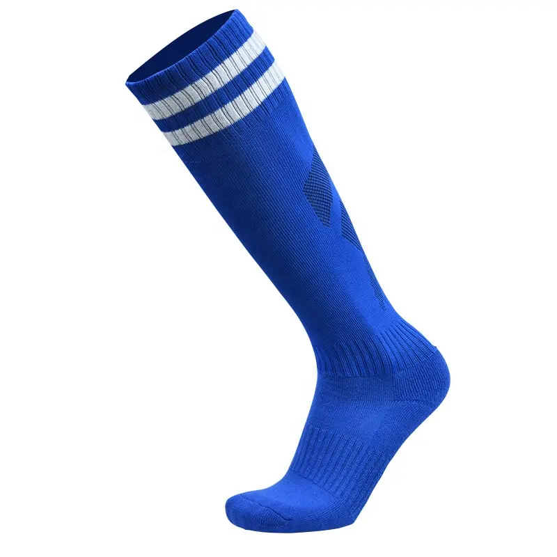 HEHE Wholesale men fleece Custom Knit Embroidered Basketball Crew Socks Sports Athletic Cycling Terry Hip-hop Socks With Logo